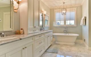 high-end bathroom remodeling, concept image.